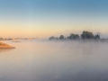 Zicht op Arnhem vanuit Huissense uiterwaarden