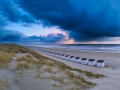 Panorama aan het Noordzeestand bij Paal 28