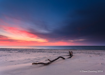 the After Glow op het Tesseler strand