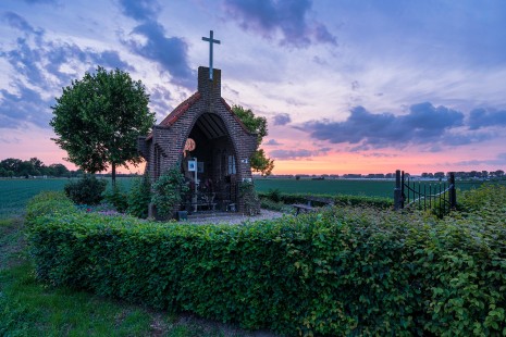 Caribean skies over the little Chapel