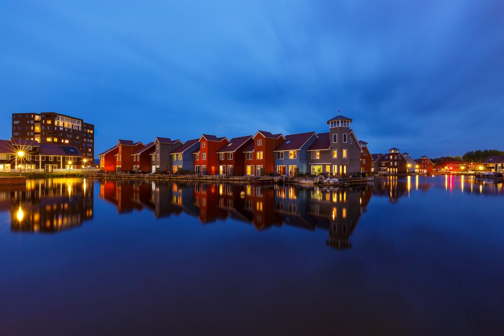 Groningen, Reitdiephaven, blauwe uur, blue hour, fotografie met vrienden