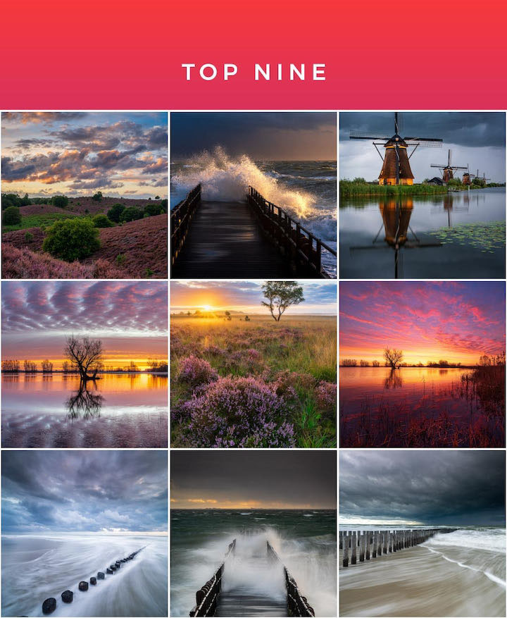 jaaroverzicht instagram top nine best nine