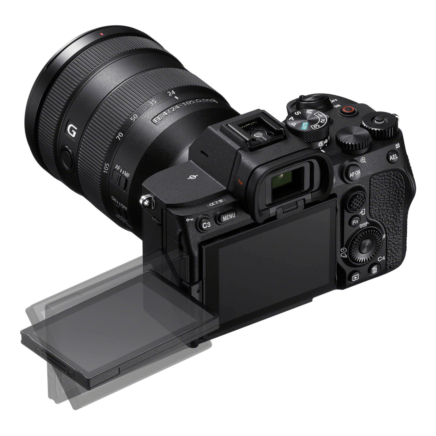 Sony A7IV systeemcamera met kantelbaar scherm
