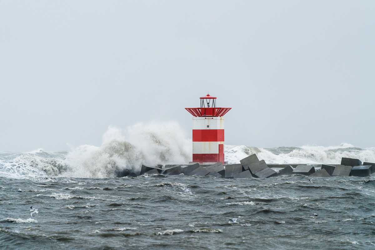 Seascape tijdens storm Corry met de Sony 100-400 telezoomlens